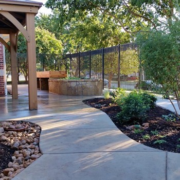 Memory Garden with Raised Accessible Planters